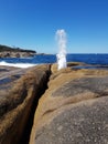 Bicheno blow hole Tasmania Australia