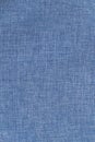 Natural blue cloth background. Royalty Free Stock Photo