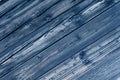 Natural bluecolored pine wood panels as background Royalty Free Stock Photo