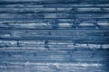 Natural bluecolored pine wood panels as background Royalty Free Stock Photo