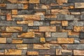 Natural brick stone wall texture Royalty Free Stock Photo