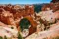 Natural Bridge Arch in Bryce Canyon National Park, Utah Royalty Free Stock Photo