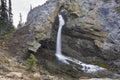 Natural Bridge Arch and Scenic Waterfall Rock Feature Royalty Free Stock Photo