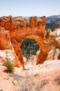 Natural Bridge, Bryce Canyon, Utah on sunshine Royalty Free Stock Photo