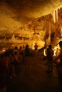 Natural Bridge Caverns Tour in Texas Royalty Free Stock Photo