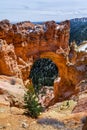 Natural Bridge Rock Formation In Bryce Canyon, USA