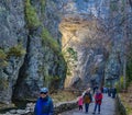 Families at Natural Bridge State Park, Virginia, USA Royalty Free Stock Photo