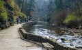 Visitors on the Cedar Creek Self-Guided Trail