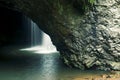 Natural Bridge Waterfall Royalty Free Stock Photo