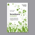 Natural brochure cover design