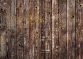 Natural brown barn wood wall. Wall texture background pattern. Royalty Free Stock Photo