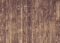 Natural brown barn wood wall. Wall texture background pattern. Royalty Free Stock Photo