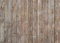 Natural brown barn wood wall. Wall texture background pattern. Royalty Free Stock Photo