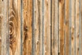 Natural brown barn wood wall. Wooden textured background pattern. Royalty Free Stock Photo