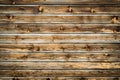 Natural brown barn wood wall. Wooden textured background pattern. Royalty Free Stock Photo