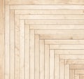 Natural brown wooden parquet herringbone. Wood texture. Royalty Free Stock Photo