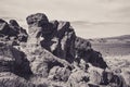 Natural Building of Elephant Rock in the Valley of Fire Royalty Free Stock Photo