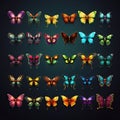 natural butterfly spring ai generated