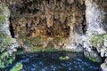 Natural Cavern in Farnese Palace, Caprarola, Italy Royalty Free Stock Photo