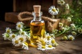 Natural Chamomile essential oil. Generate Ai