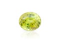 Natural Chrysoberyl gemstone Royalty Free Stock Photo