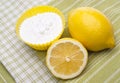 Natural Cleaning with Lemons and Baking Soda Royalty Free Stock Photo