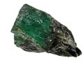 Natural clear green beryl crystal (emerald)