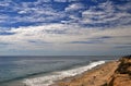 Natural Cliff along the Pacific Ocean Royalty Free Stock Photo