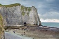 Cliffs in Etretat, France