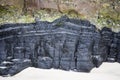 Natural coal seam Royalty Free Stock Photo