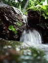 Natural colorful beutiful waterfall