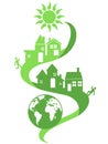 Natural community eco background