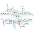 NATURAL concept related words in tag cloud