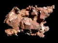 Natural copper crystals