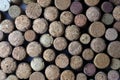 Micro corks for wine and champagne. Royalty Free Stock Photo