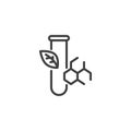 Natural cosmetics production line icon