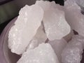 Natural crystallized sugar background image Royalty Free Stock Photo