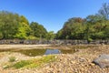 Natural Dam on the Mountain Fork River in Arkansas, USA