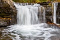 Waterfall Cascading Over Natural Dam in Arkansas Royalty Free Stock Photo