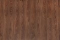 Natural dark brown wooden surface floor texture background.  polished  laminate  parquet Royalty Free Stock Photo