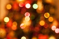 Natural defocused christmas lights