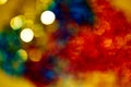 Natural defocused christmas lights