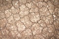 Natural detail seamless dry soil cracked texture brown background.top view Royalty Free Stock Photo