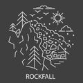 Rockfall Natural Disaster