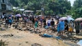 Natural disasters are floods and landslides, in the village of Lebo. North Sulawesi, Indonesia