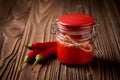 Natural diy chilli sauce sriracha