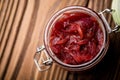 Natural diy red onion marmalade