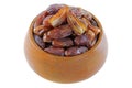 Natural dried Deglet Nour dates Royalty Free Stock Photo