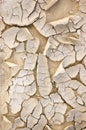 Arid cracked desert like river bed ground texture after a drought large detailed textured vertical macro closeup pattern Royalty Free Stock Photo