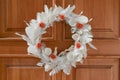 Natural Easter wreath on the door